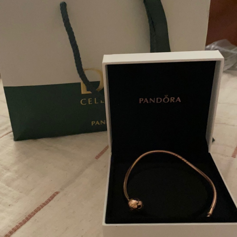 Rose Gold Pandora Bracelet WITH BOX